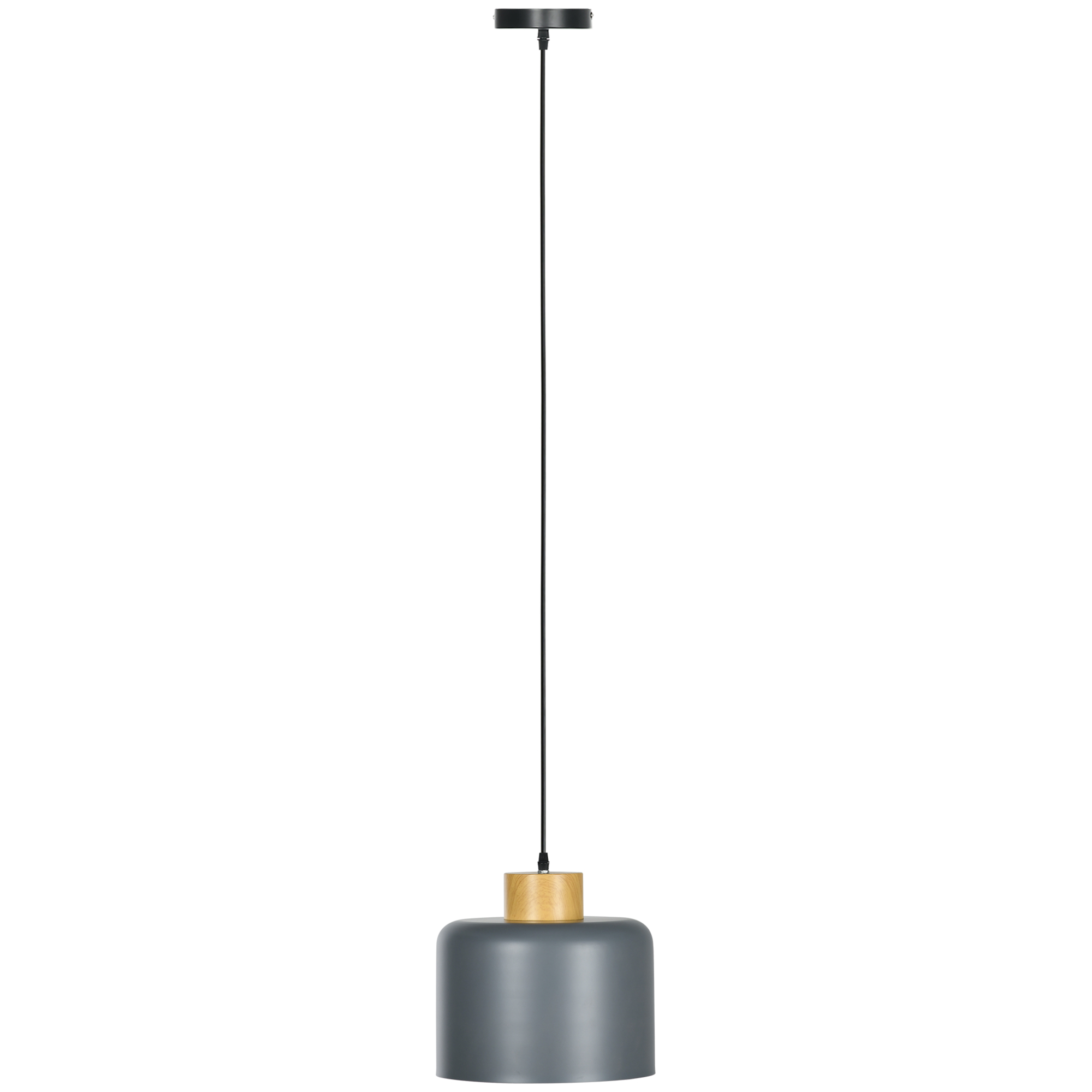 Lustre suspension design scandinave Ø 28,5 cm gris