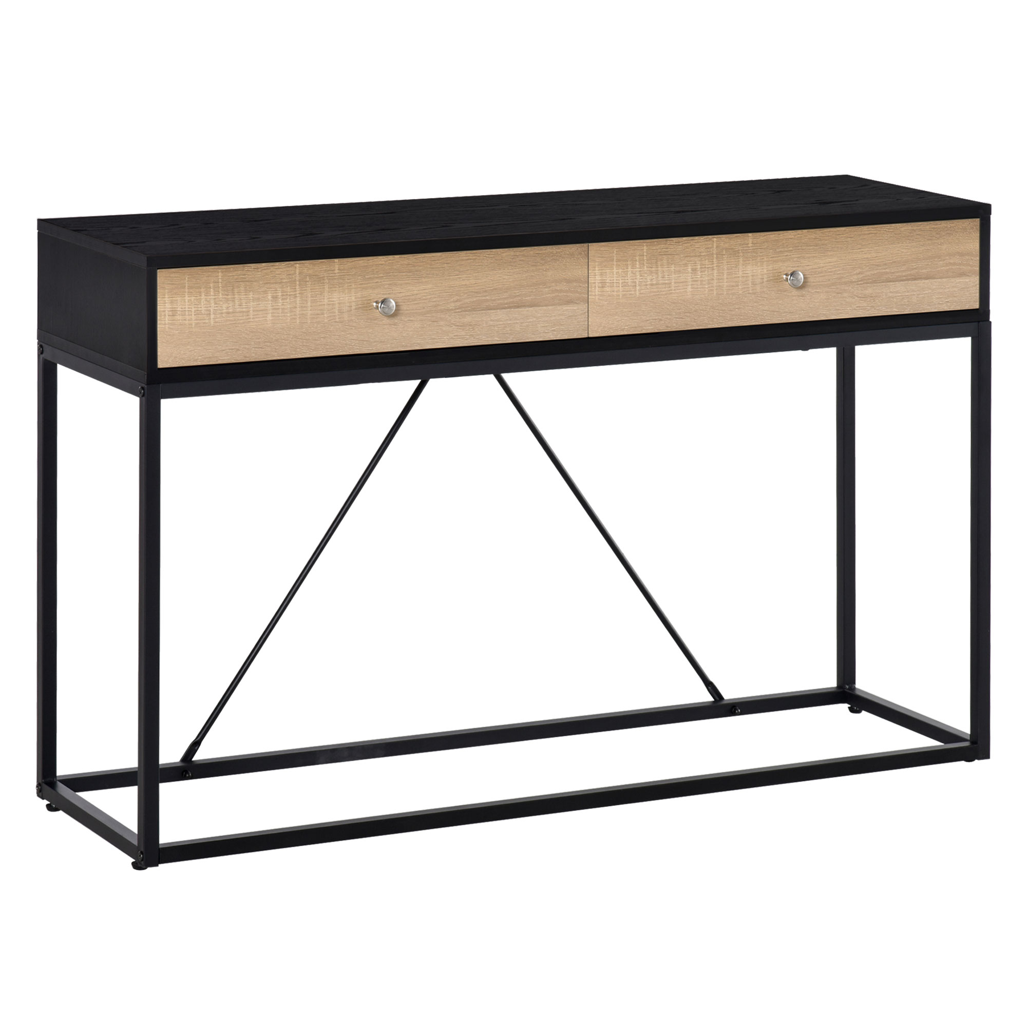 Table console moderne 2 tiroirs