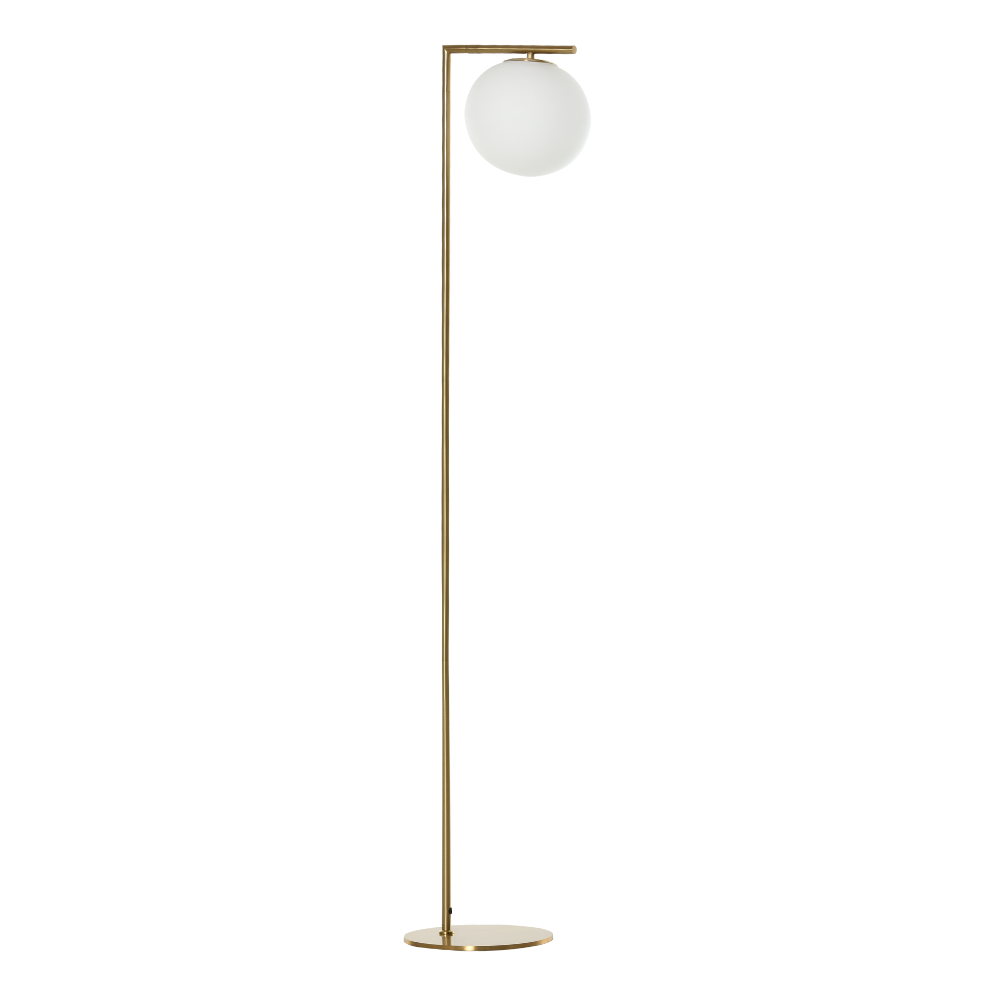 Lampadaire design néo-rétro max. 40 W métal doré